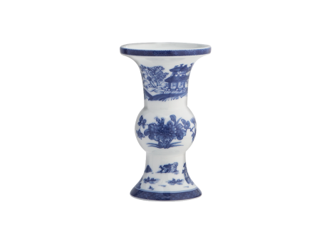 BLUE CANTON SHANG VASE