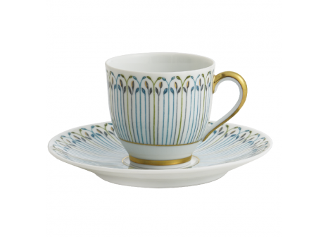 JARDIN DE LOUISE DEMITASSE CUP AND SAUCER