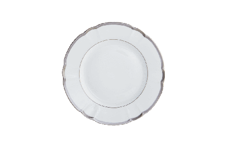 COLETTE PLATINUM DESSERT PLATE