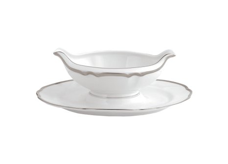 COLETTE PLATINUM SAUCE BOAT