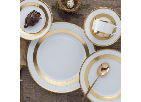 WILLIAM GOLD 5 PIECE PLACE SETTING