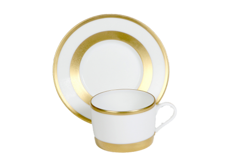 WILLIAM GOLD TEA CUP & SAUCER