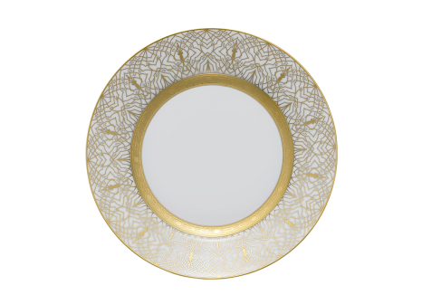 FARAHNAZ WHITE DESSERT PLATE