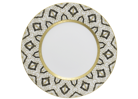 FARAHNAZ BLACK PRESENTATION PLATE