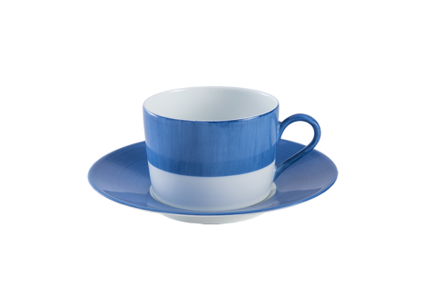 COCO TEA CUP & SAUCER  AZURE