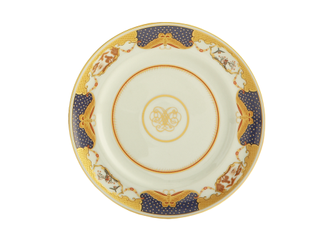 GOLDEN BUTTERFLY DESSET PLATE