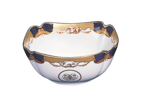 GOLDEN BUTTERFLY SQUARE BOWL