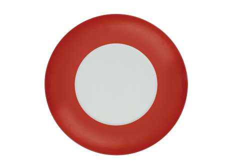 ECLIPSE RED SERVICE PLATE