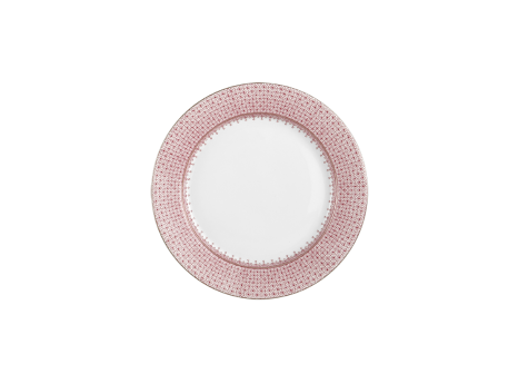 PINK LACE BREAD & BUTTER PLATE