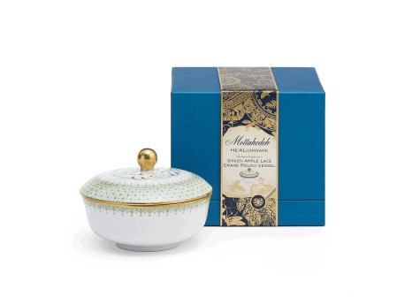 GREEN APPLE LACE HEIRLUMINARE GRAND ROUND BOX