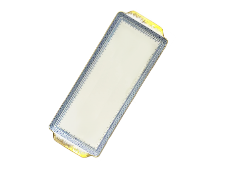 CORNFLOWER LACE SANDWICH TRAY