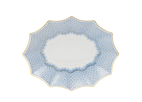 CORNFLOWER LARGE 12 SIDED  TRAY