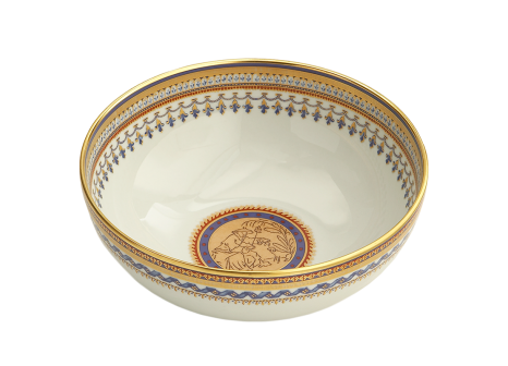 CHINOISE BLUE ROUND BOWL