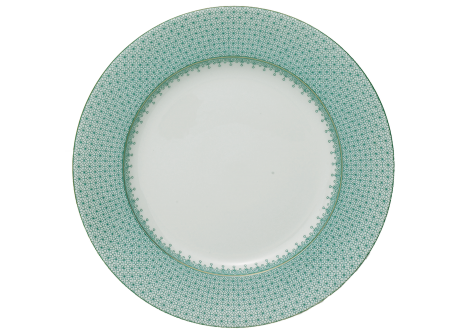 GREEN LACE SERVICE PLATE