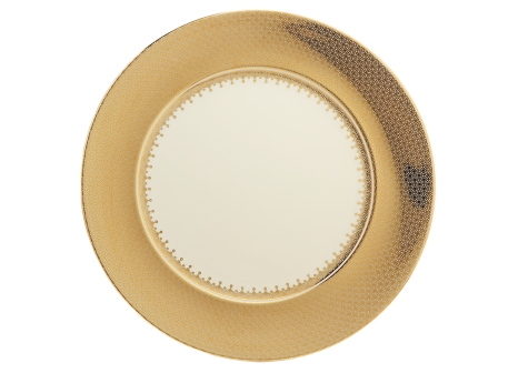 LACE SERVICE PLATE GOLD