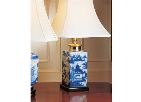 BLUE CANTON SM TEA JAR LAMP