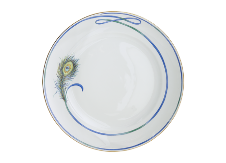 PEACOCK DINNER PLATE, EACH