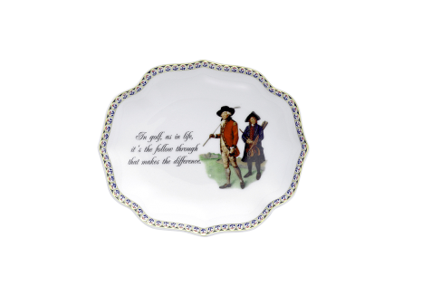 IN GOLF, AS IN LIFE, IT'S THE FOLLOW THROUGH (HISTORIC MOTIF)