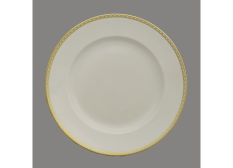 GOLD LATTICE DINNER PLATE