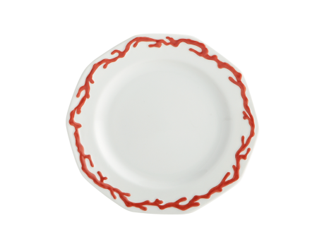 BARRIERA CORALLINA RED BREAD & BUTTER PLATE