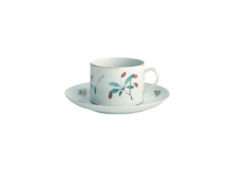 FAMILLE VERTE CAN  CUP&SAUCER