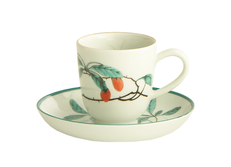 FAMILLE VERTE DEMITASSE CUP & SAUCER