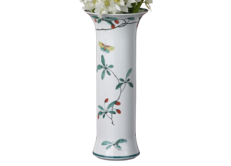 FAMILLE VERTE TRUMPET VASE
