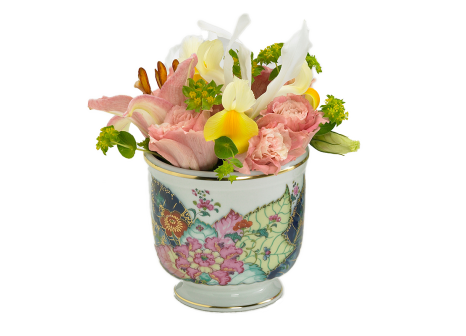 TOBACCO LEAF CACHEPOT, SMALL