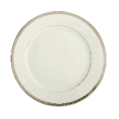 MALMAISON PLATINUM WITH FILET DESSERT PLATE 