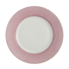 PINK LACE DINNER PLATE